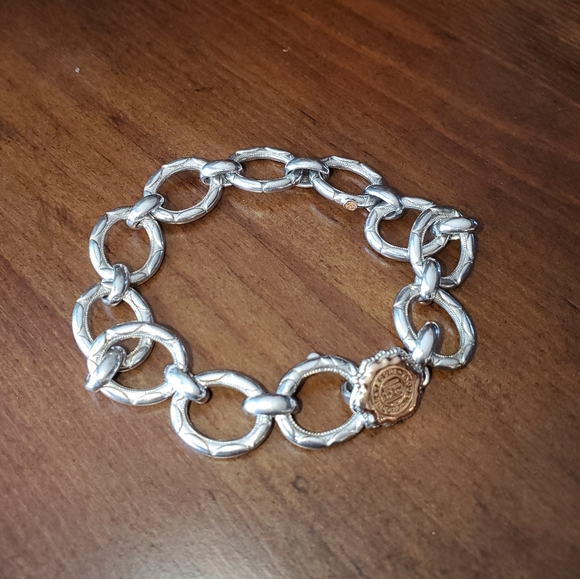 Tacori Jewelry - Tacori Oval 18k Rose Gold & Silver Toggle Bracelet